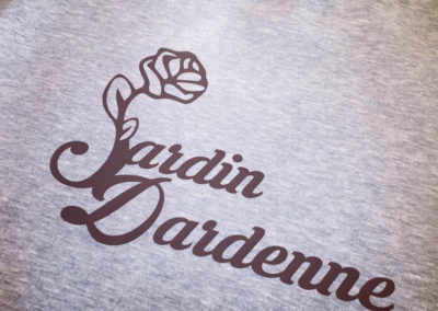 Impression sur t-shirt pour Jardin Dardenne