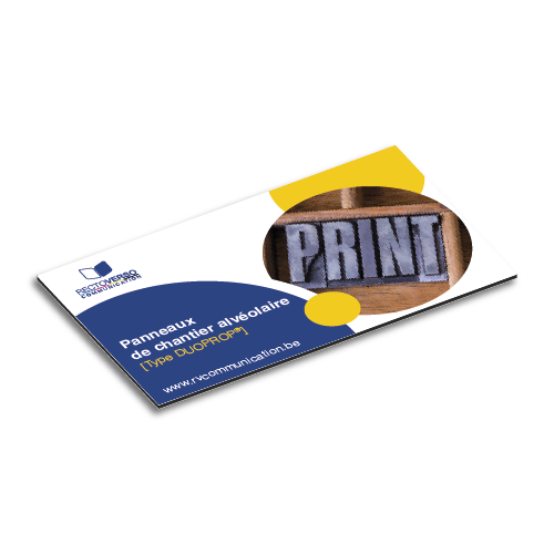 Panneaux promo chantier Panneaux promo chantier
