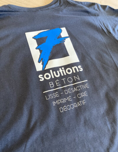 Impressions de tshirts pour 7 Solutions béton