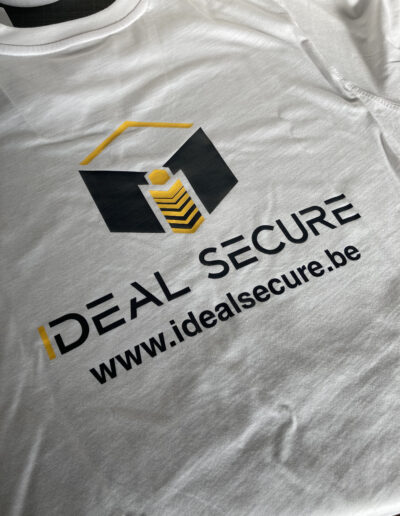 Impressions sur t-shirts pour Idéal Secure